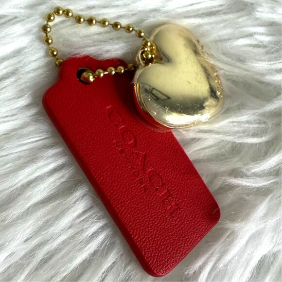 COACH Replacement Heart Metal & Hang Tag Bag - Picture 1 of 3